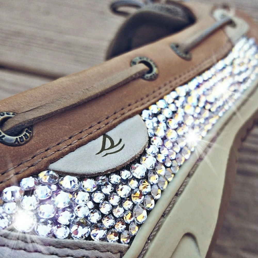 Swarovski Crystal Bling Sperry TopSider Angelfish - Picture 3 of 5